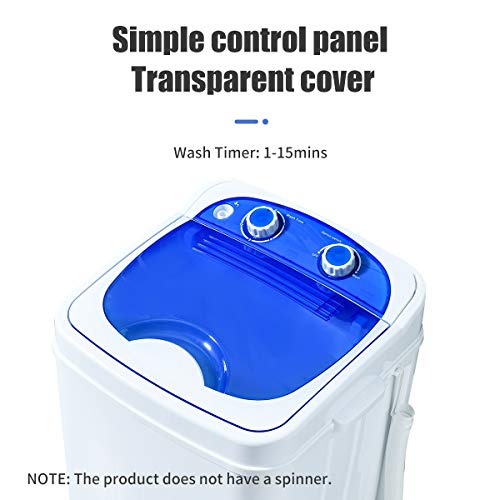 Auertech Portable Washing Machine, Mini Compact Washer 9LBS Washing