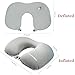 Neck Pillow,HokoAcc Inflatable Travel Pillow for Comfort Sleeping and Relaxation Ultralight U-shaped Airplane Pillow (1)