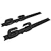 US85 Direct 2X 6.3 AMG Genuine Emblem Fender Left& Right Adhesive Logo Badge Nameplate Decoration Sport for Mercedes-Benz OEM ABS (Matte Black)