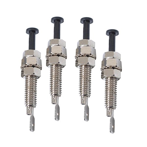 Non-Brand 4X Car Truck Door Trunk Alarm Light Hood Jamb Pin Switch Sliver - Thumbnail 5