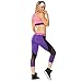 Zumba Women's Athletic Fashion Print Capri Legging with Breathable Mesh Panels, Galaxy, S