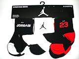 Nike Air Jordan Newborn Baby Socks, 6 PAIRS, Size 06-12 Months