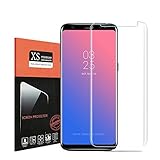 For Galaxy S8 [Case Friendly] Tempered Glass Screen Protector，Onexix [HD Clear] 9H Hardness [Bubble Free] Anti-scratches Easy Installation Premium Screen Protector for Samsung Galaxy S8