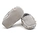 DDLBiz Baby Boys Girls Double Velour Soft Sole Shoe Soft Shoes Flats Shoes (0~6Month/4.3inch, Gray)