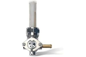 Replace 62167-81 YINNCKE 22mm Petcock Fuel Valve Shut Off Tank Switch Fits For Harley Davidson Sportster Big Twin Dyna Electra Glide Heritage Softail Springer Low Rider Tour Glide 62168-81 62163-75