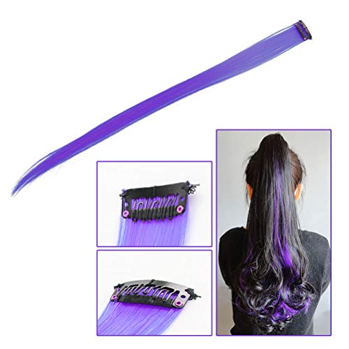 Wobe 36pcs Colored Clip In Hair Extensions 21inches Multi Colors