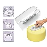 AKOAK 2 PCS Fondant Smoothing Tool Cake Decorate Smoother Polisher 14.5 x 8cm