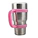 Kikisale Colorful Handle/Lid For Yeti Rambler Tumbler 30 Ounce - Also Fits The Berg - RTIC & SIC Cups 30 OZ Sizes & Most Other Models In 30 OZ (Pink)