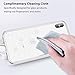 RANVOO Clear iPhone Xs Max Glass Case, Hard 10H Tempered Glass Back [Never Yellows] + Premium Silicone Bumper [Non Slip] Full Protective Transparent Cover for iPhone Xs Max 6.5 inch, Crystal Clear
