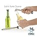 Beer Chiller By Chiller Industries - 2 Pack / Built-In Bottle Opener / Stainless Steel Drink Chiller Sticks Keep Bottled Drinks Cold / Cools Beverage Without Watering It Down