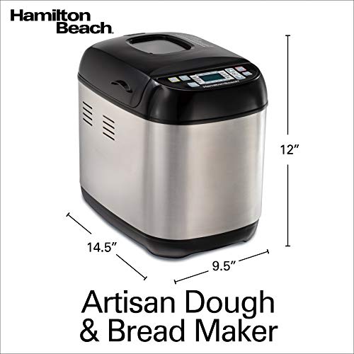 Hamilton Beach Digital Electric Bread Maker Machine Artisan and Gluten