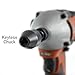 Presa 10111 1/4-in Keyless Drill Chuck, Black