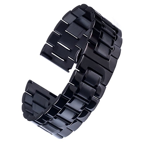 Vetoo 304 stainless steel 22mm watch bands with butterf…