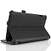 MoKo Slim-Fit Multi-angle Folio Cover Case for Lenovo IdeaTab A1000 7-Inch Android Tablet, BLACK