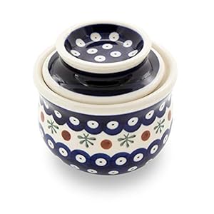 Old Fashioned Bunzlauer Butter Dish in Decor 41 – KEEP Butter without Cooling