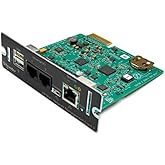 APC UPS Network Management Card 3 with 2 USB ports and Temperature Monitoring, Newest Model 2020 (AP9641)