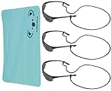 Koala Lifestyle Gorilla Grips Rope Eyewear Retainer Sunglass Strap | Eyeglass & Sports Glasses Holder Keeper Lanyard | 3pk Bundle + Cloth