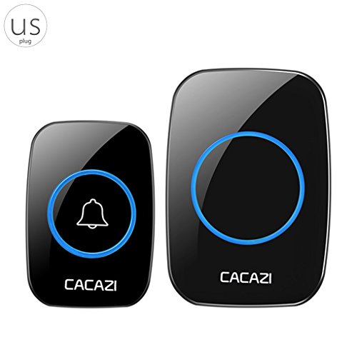 Chilie CACAZI A10 100-240V Wireless Doorbell Waterproof 300M Range Door Bell Low Price Home 38 Chimes Door Ring