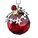 Swarovski Light Siam Satin Christmas Ornament