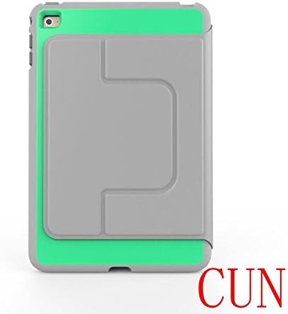 iPad Mini case,CUNNEW[shockproof][dustproof][Special custom]360 Degree Rotating Stand Case with Auto Sleep/Wake Feature for iPad Mini/iPad Mini 2/iPad Mini 3. (Gray-green)
