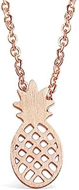 Altitude Boutique Pineapple Necklace, Hawaii Fruit Necklace, Tropical Necklace for Women