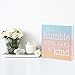 Barnyard Designs Wooden Box Sign Motivational Desk Decor for Women Office, Bathroom Shelf Decoration, Inspirational Desk Decor (Humble Kind)