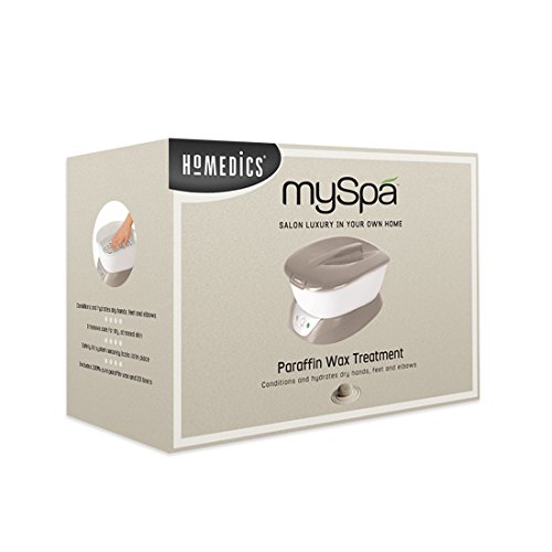 HoMedics Deluxe Paraffin Wax Bath for Hands and Feet, Beauty Salon