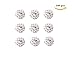 10000pcs New 10mm Clay Pave Disco Ball Crystal Shamballa Beads Jewelry Makings Charms Pack of 10000