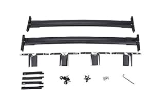 Gm 12499978 Roof Rack Cross Rail Package Black Rails