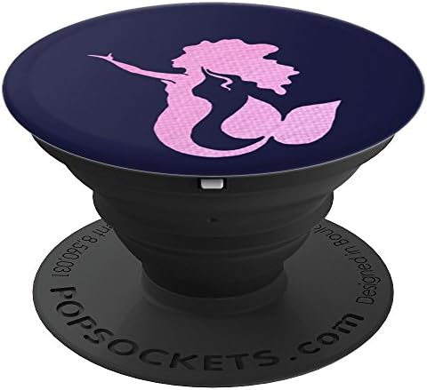 Mermaid design Cute Mermaid watercolor - PopSockets Grip and Stand for Phones and Tablets