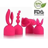 UINO Handheld Massager Attachments Accessories - Silicone Massage Tools (4Pcs/Set)