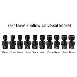 MIXPOWER 10-piece 3/8" Drive Shallow Universal