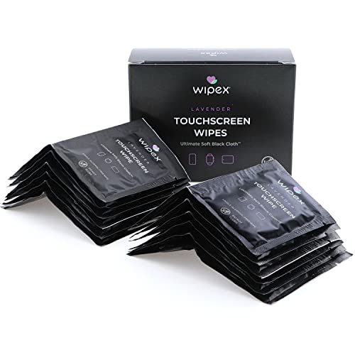 Wipex Alcohol Free Touch Screen Wipes for Electronics 24 Individually