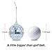 Ivenf 6 Pcs Mirror Ball 2 inch, 70's Disco Party Decoration, Christmas Tree Wedding Birthday Party Ornaments