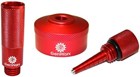 Genworx Honda Generator Extended Run Gas Cap, Mess Free Oil Change Funnel, &amp; Magnetic DipStick EU1000i EU2000i EU3000i