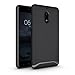 TUDIA Nokia 6 (2017) Case, Slim-Fit Heavy Duty [Merge] Extreme Protection/Rugged but Slim Dual Layer Case for Nokia 6 2017 (Matte Black)