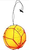 2 Elastic Bungee Soccer Ball Kicking Net Handle Red