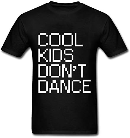Jianwu33 Men's Cotton T-Shirt COOL KIDS DON'T DANCE