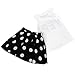 Jastore Girls Letter YEP Clothing Sets Vest+Short Dot Skirt Kids Clothes (4-5T) White