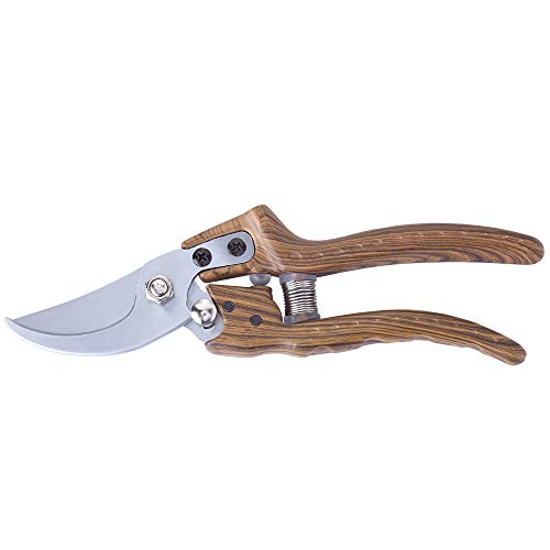 OARA Garden Shears Manual Pruning Shears with SK-5 Blade Professional Garden Pruning Shears Clippers for Plants Gardening Trimming Garden Tools
