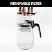 BOCHA Loose Leaf Tea Maker with Glass Teapot, Built in Infuser and Removable Filter - 2 Cup Size