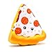 Kiibru Squishies Pizza Squishy Toys Funny Slow Rising Jumbo Cartoon Bread Scented (White)