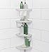 ZPC 5104W Mirror Tub & Shower Tension Pole Caddy - White
