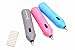 Vecoo Electric Eraser Set,Auto Eraser with 60 Eraser Refills (pink)