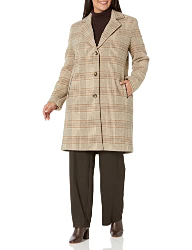 DKNY womens Outerwear Wool,Camel Combo,X-Small
