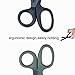 Medical Shears,EFORCAR Trauma Bandage Scissors,EMT Paramedics Nurses First aid Sharp Stainless Steel Saw Tooth Black Green Scissors,(2 Pack)