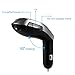NUTK Car Kit MP3 Player Wireless Bluetooth FM Transmitter Radio Adapter Car Charger with USB SD Card Reader and Calling Remote Control for Ipad, iPod, Smart Phones