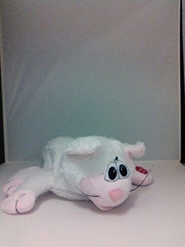 Crazy Critter White Cat LOL Rollover