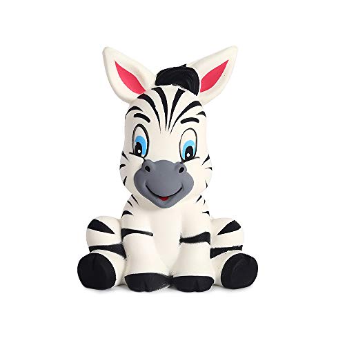 Anboor 5.3 Inches Squishies Zebra Kawaii Soft Slow Rising Scented Animal Squishies Stress Relief Kid Toys Gift Decoration Props