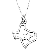 KEVIN N ANNA Sterling Silver Texas Charm Necklace, 18"